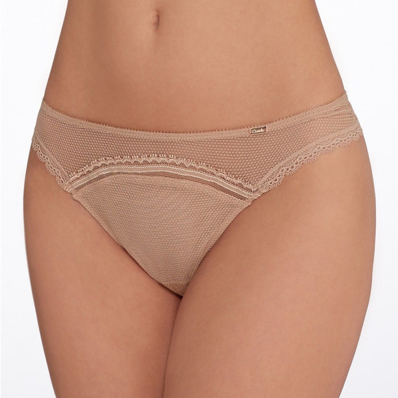 Chantelle Parisian Tanga Thong Mid Rise C14790 Knickers Briefs Lingerie
